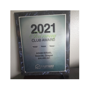 2021 Fairway Club Award
