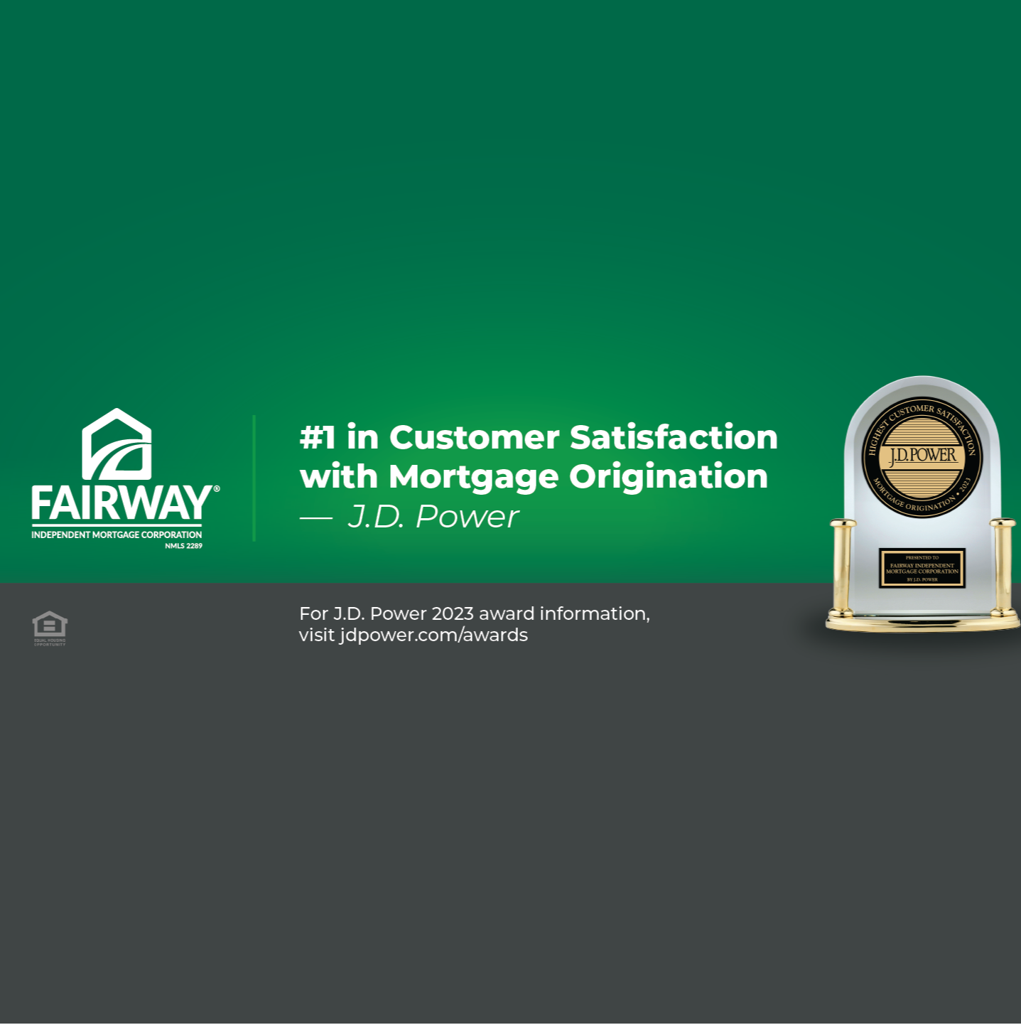 J.D. Power Highest Customer Satisfaction Mortgage Origination 2023