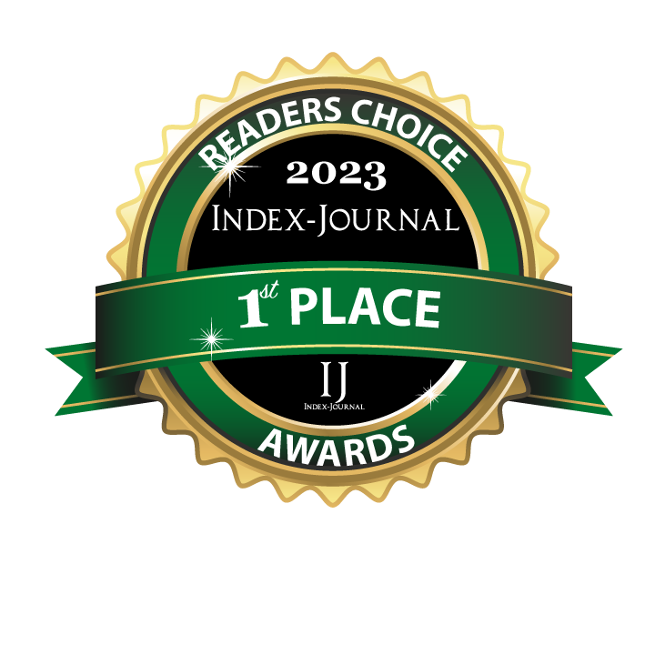 Index Journal Readers Choice Award - #1 Mortgage Lender 2021, 2022, and 2023