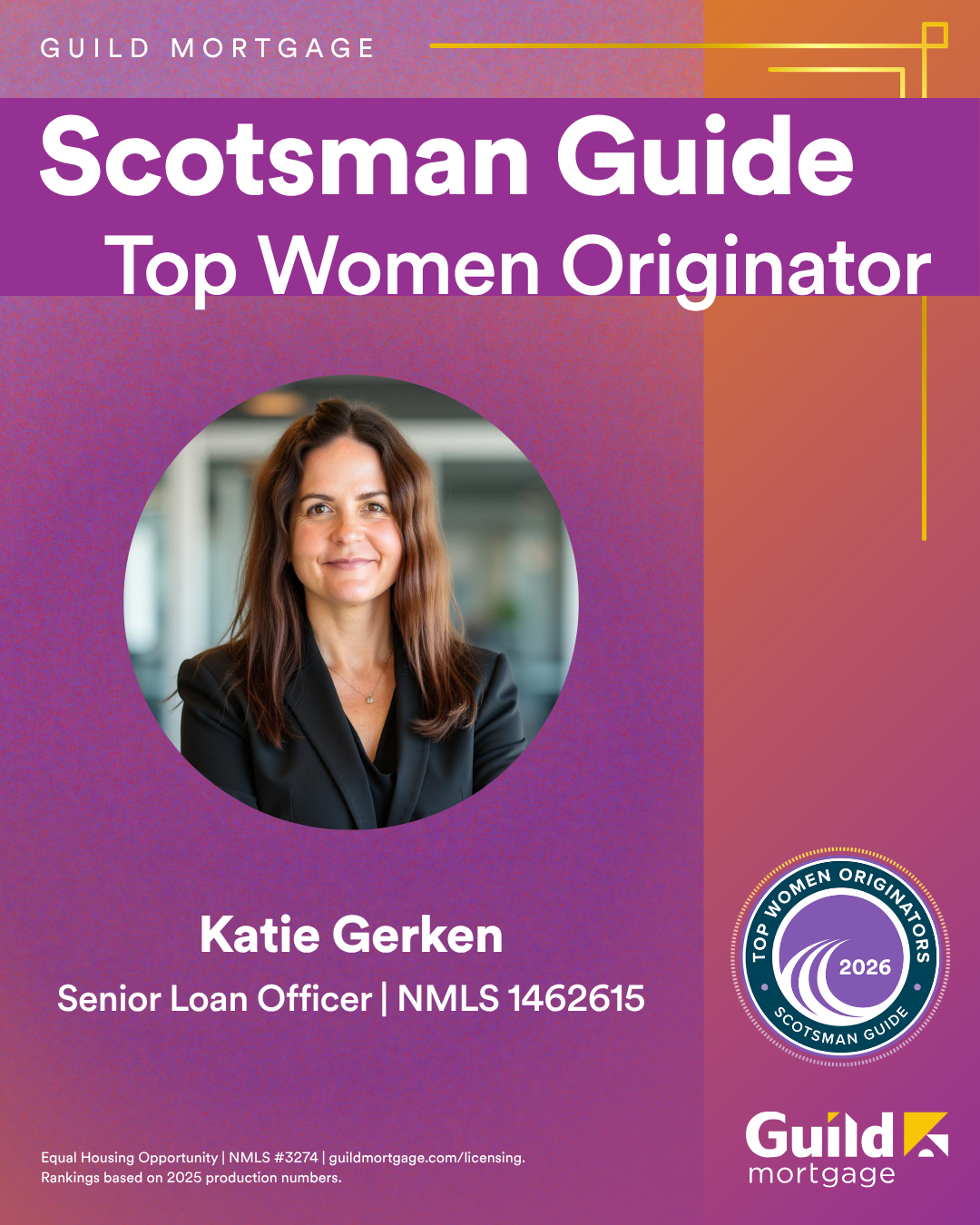 Scotsman Guide Top Women Originator 2026
