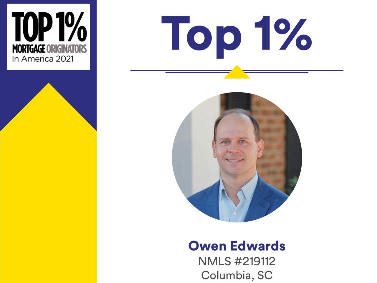 2021 Top 1% of Mortgage Originators in America