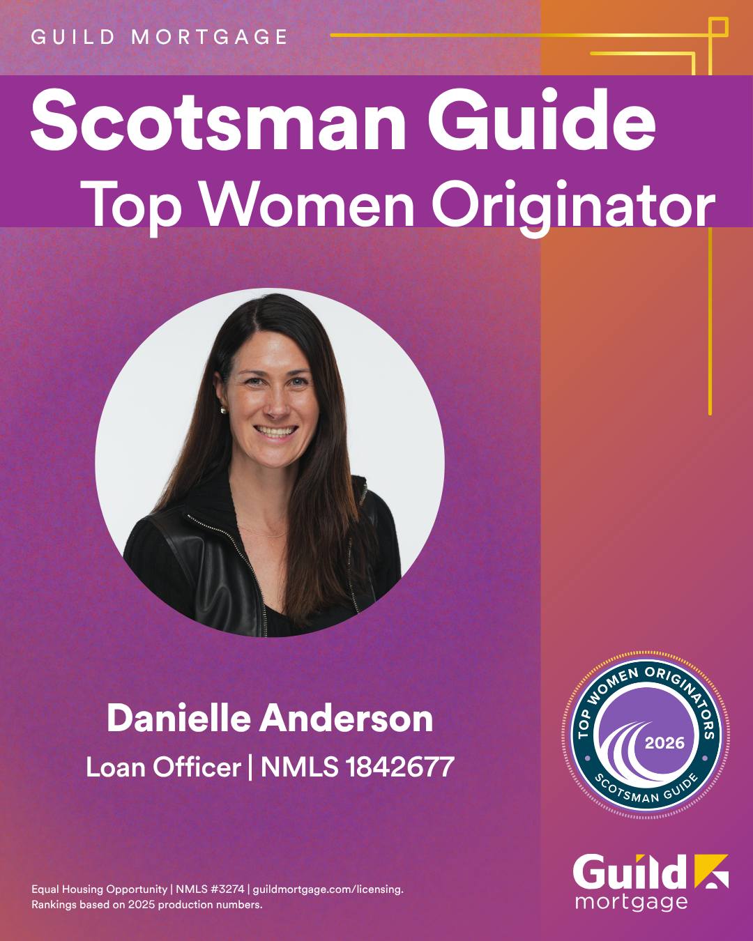 Scotsman Guide Top Women Originator 2026