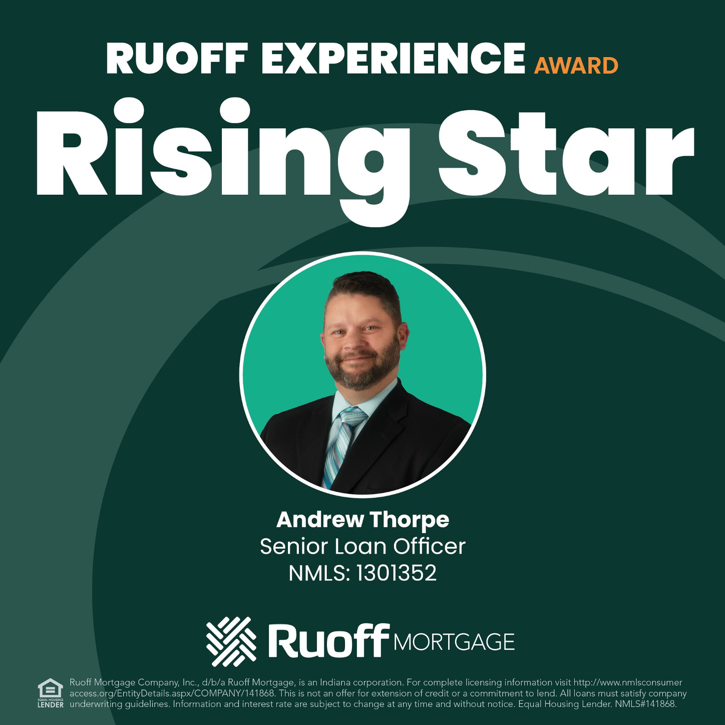 Ruoff Experience Rising Star Award
