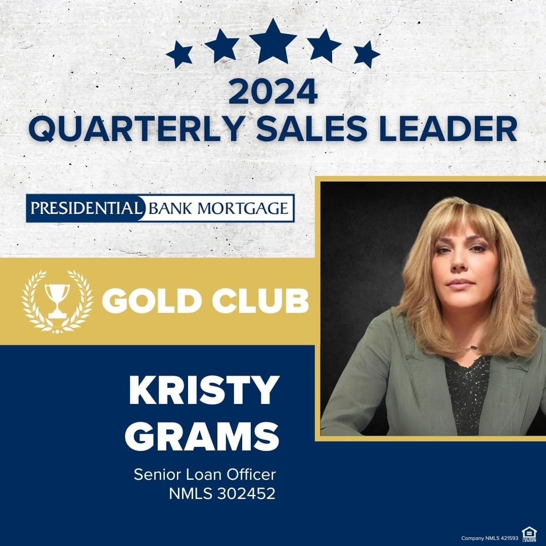 2024 Quarter One Sales Leader- Gold Club