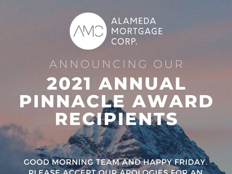 2021 Pinnacle Club Award