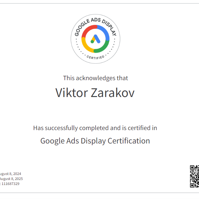 Zarakov Viktor Zarakov, Ecommerce & Digital Marketing Specialist - Other ...