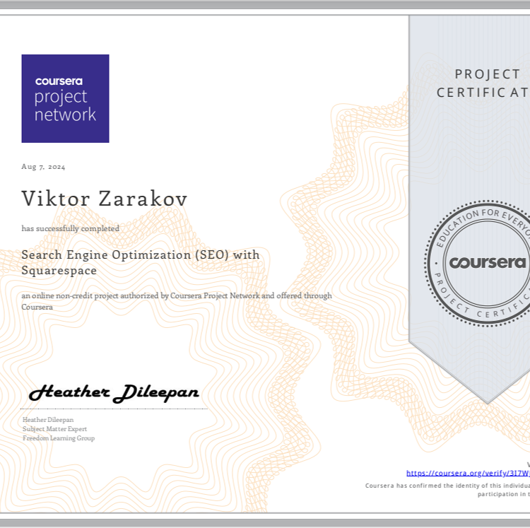 Zarakov Viktor Zarakov, Ecommerce & Digital Marketing Specialist - Other ...