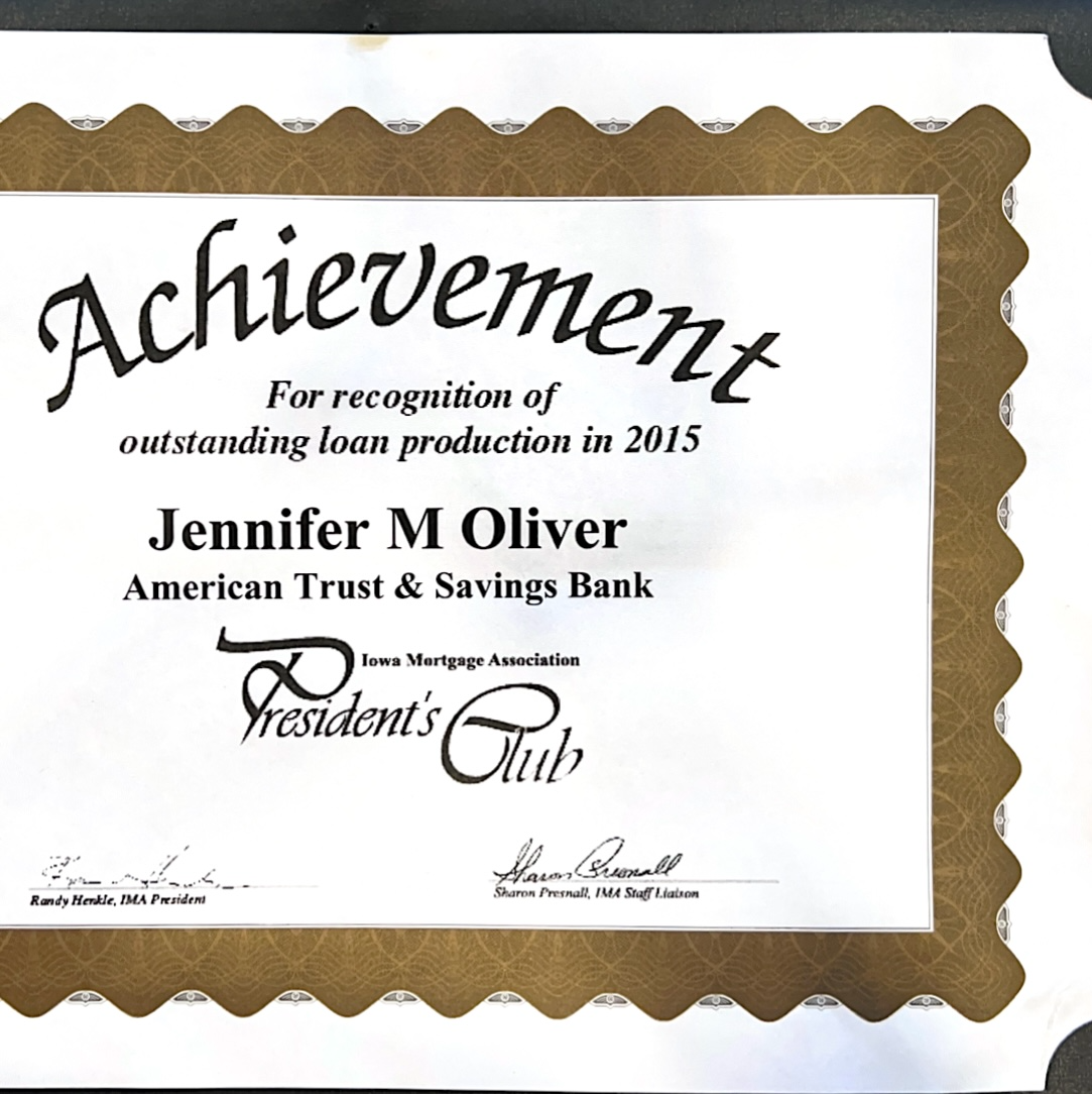IMA Presidents Club 2015,16 2020, 21 22