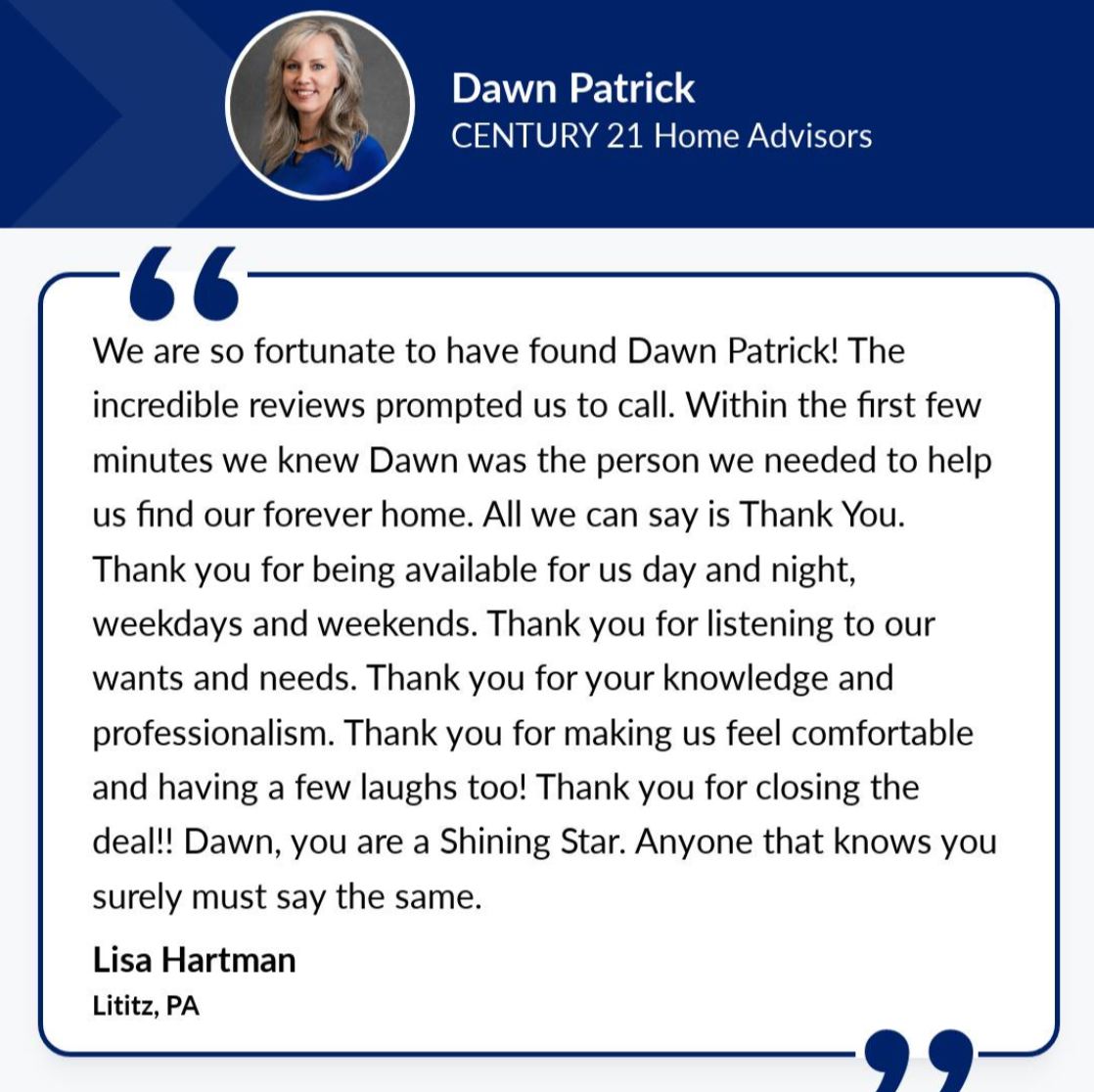 Dawn Patrick Lancaster County, PA Real Estate Agent - Gallery Photo